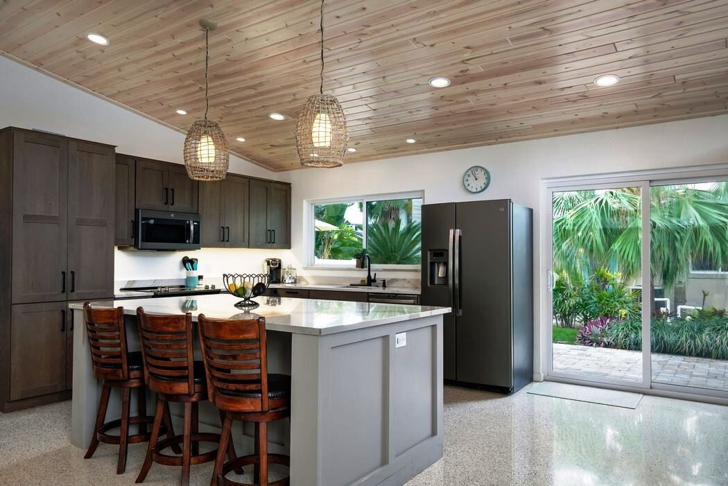 interior of lake view cottage in Anna Maria Island