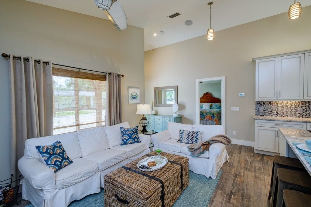A nice interior shot of a clean Anna Maria Island rental 